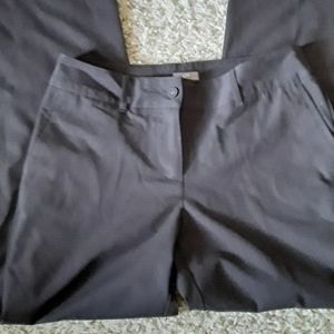 J Jill Brown Pinstripe Pants